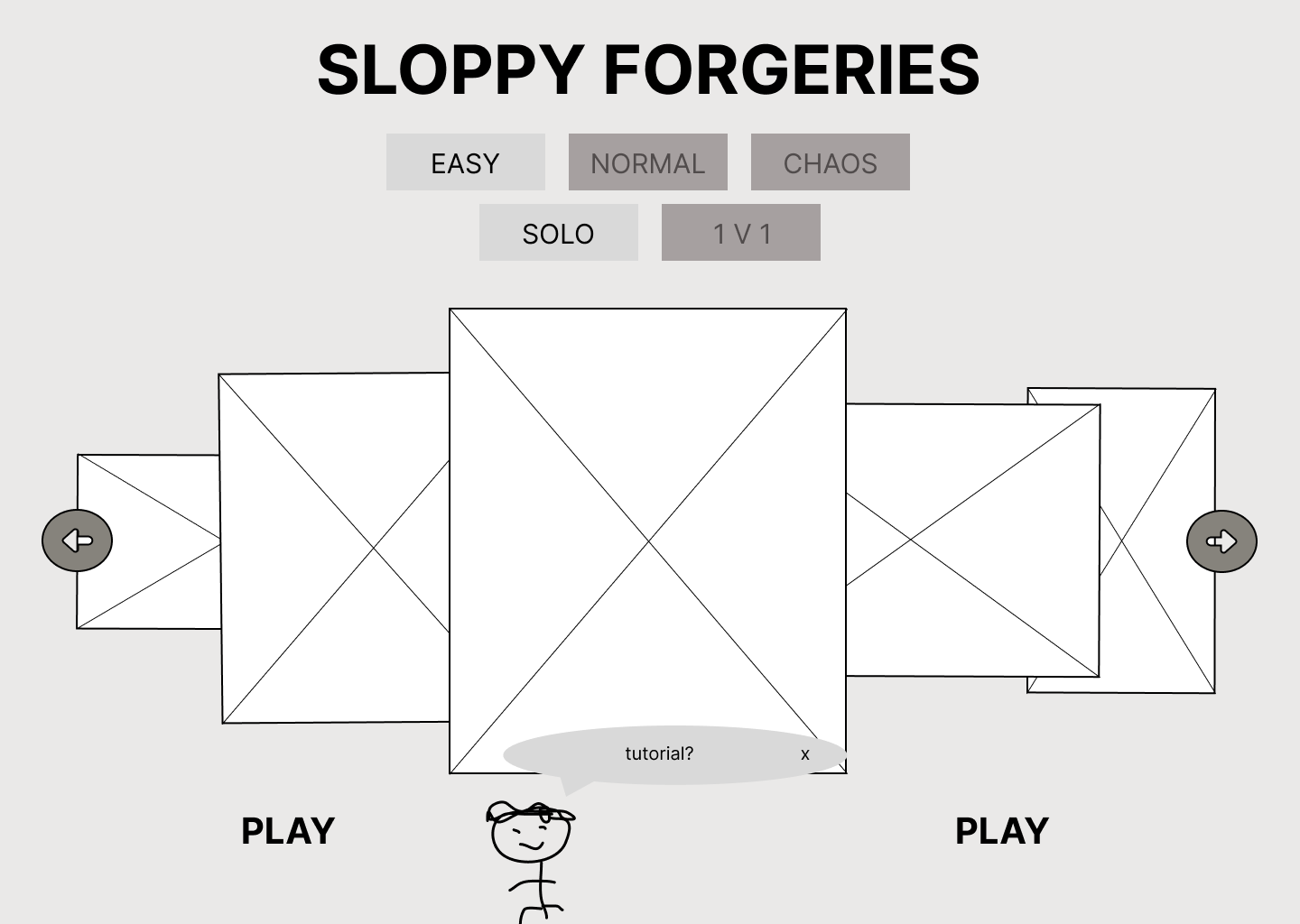 We experimented with both horizontal and vertical scrolling for the artwork selection in Home 