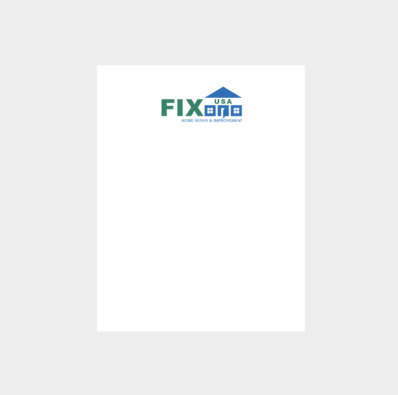 Fix USA Letterhead-500 pc.