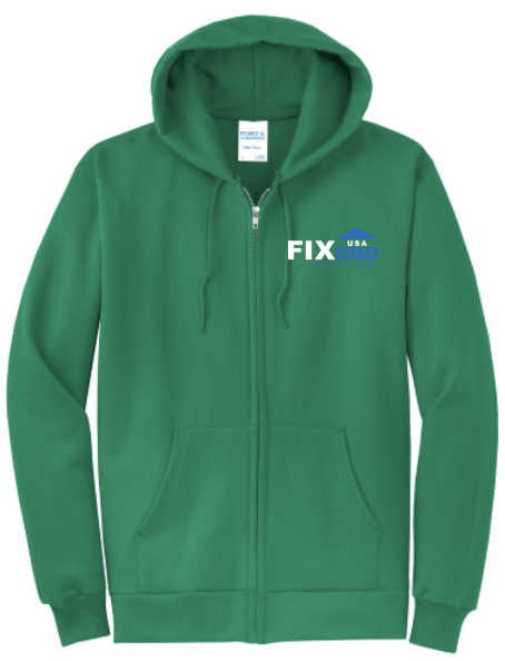 Technician green hoodie