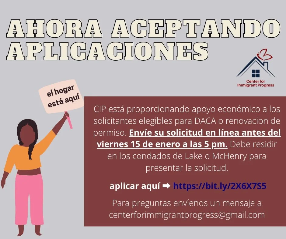 ¿Necesita ayuda financiera para su solicitud de DACA? (Publicado: 4 de enero de 2021)