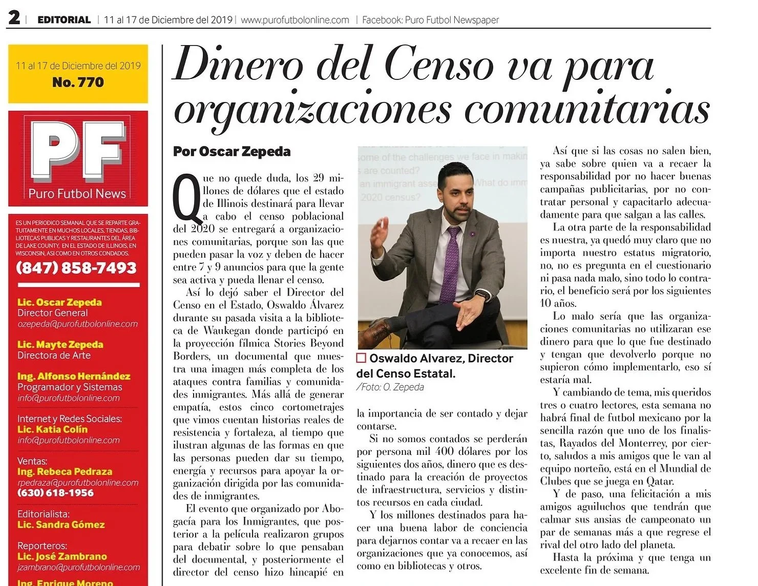 Stories Beyond Borders: How the Census plays a vital role in immigrant justice. (Published December 11, 2019)