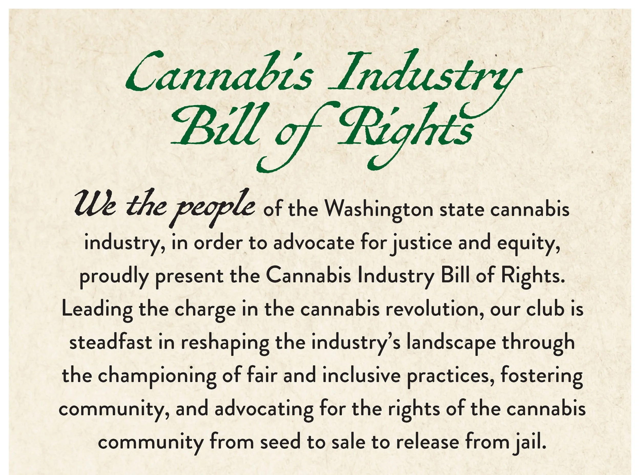 Washington Cannabis Workers Club
