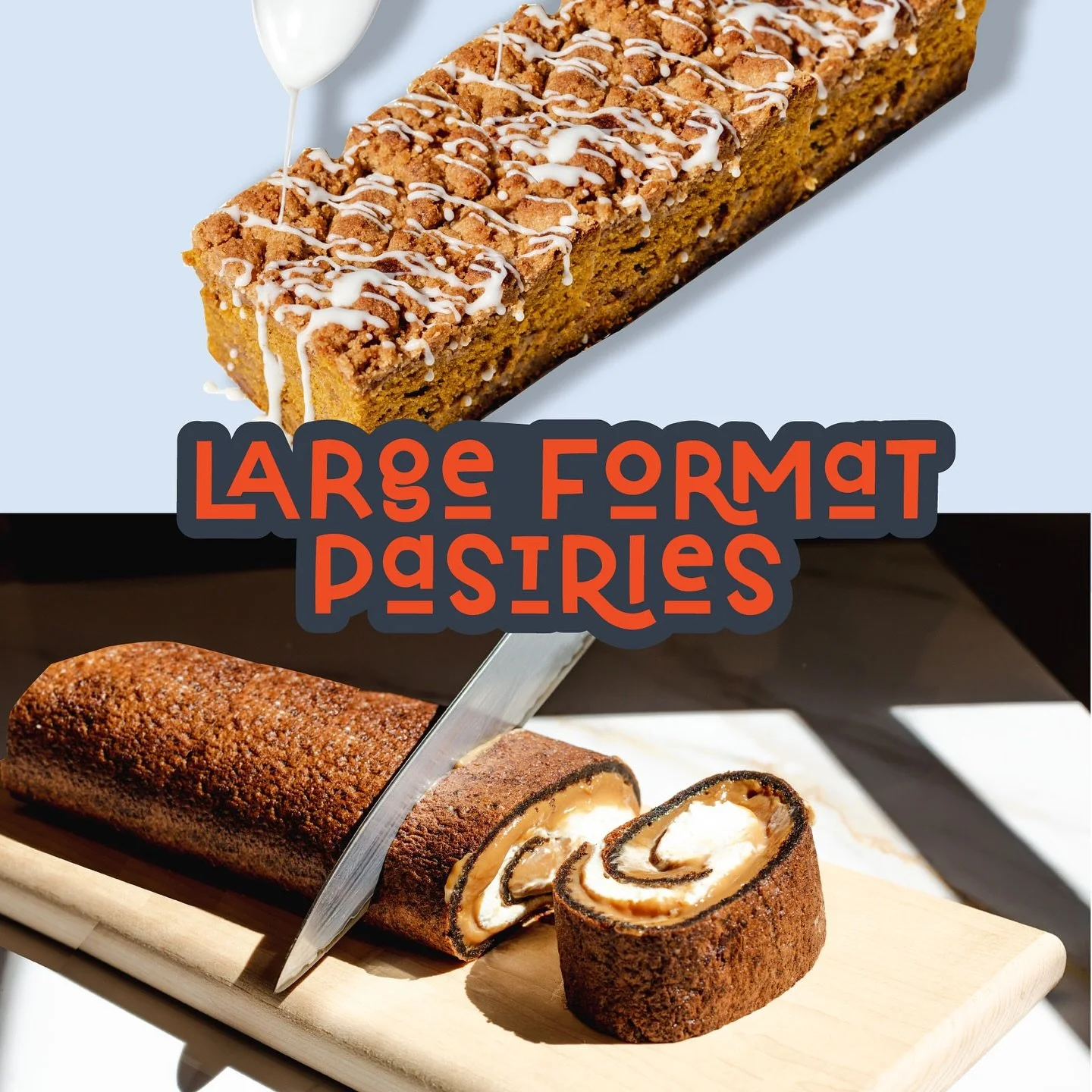 ANNOUNCEMENT: We&rsquo;ll be offering our best selling housemade pastries in large format! Preorder on our website and pick up a pastry to share with a group on November 25th, the Tuesday before Thanksgiving. We&rsquo;d love to be a part of your holi