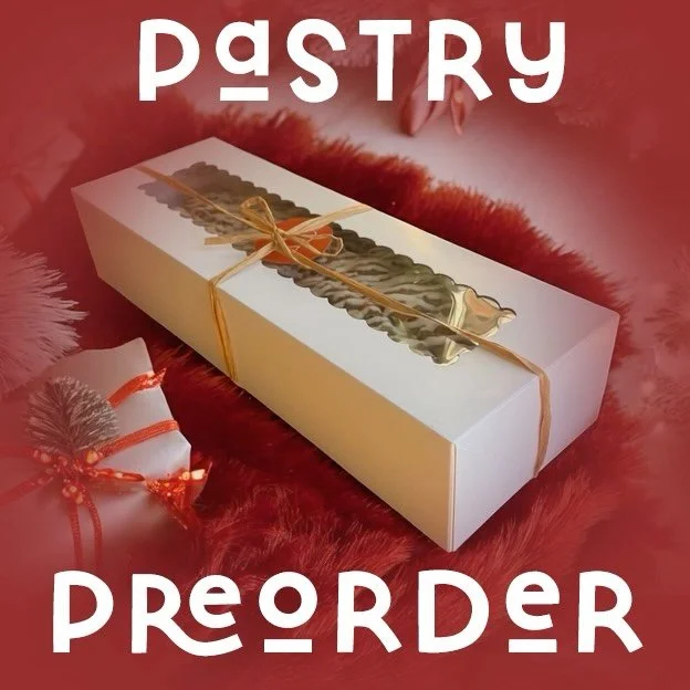 Holiday Pastry Preorders are back! We&rsquo;ll be making treats for your get togethers, pick up at Pepino on December 23rd before the holiday. Link in bio to order! Our lineup below:⁣

⁣⁣⁣
*new*⁣⁣⁣
🍪 Salted Chocolate Chip Cookies: Our iconic chocola