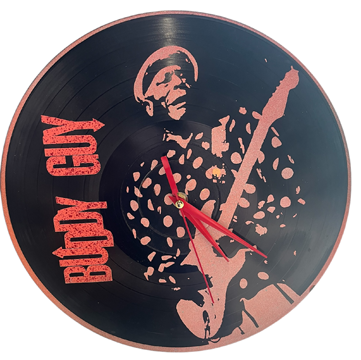 Buddy Guy Vinyl record clock face's