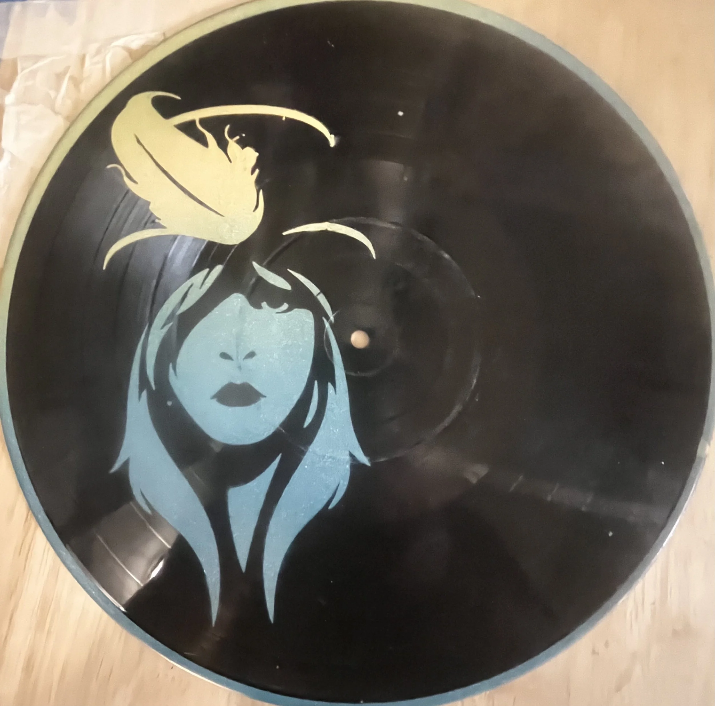 Fleetwood Mac Vinyl record clock face's
