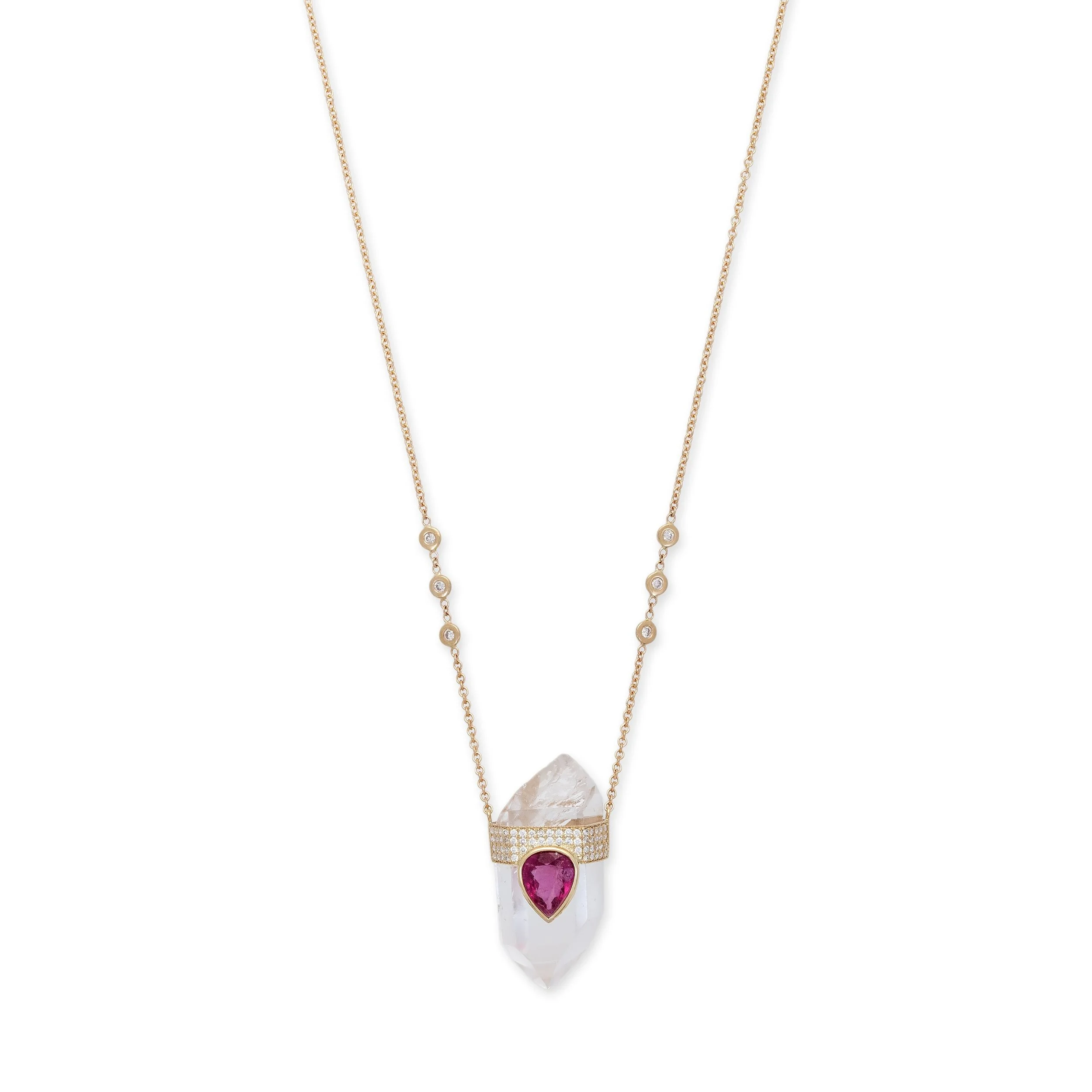 YG-4-ROW-PAVE-TEARDROP-PINK-TOURMALINE-CAP-RAW-CLEAR-QUARTZ-CRYSTAL-6-DIA-NECKLACE.jpg