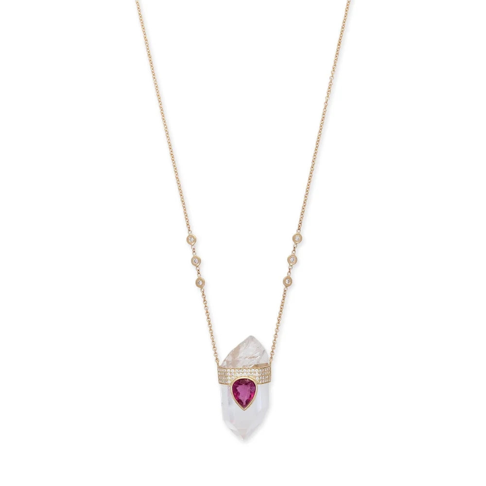 YG-4-ROW-PAVE-TEARDROP-PINK-TOURMALINE-CAP-RAW-CLEAR-QUARTZ-CRYSTAL-6-DIA-NECKLACE.jpg
