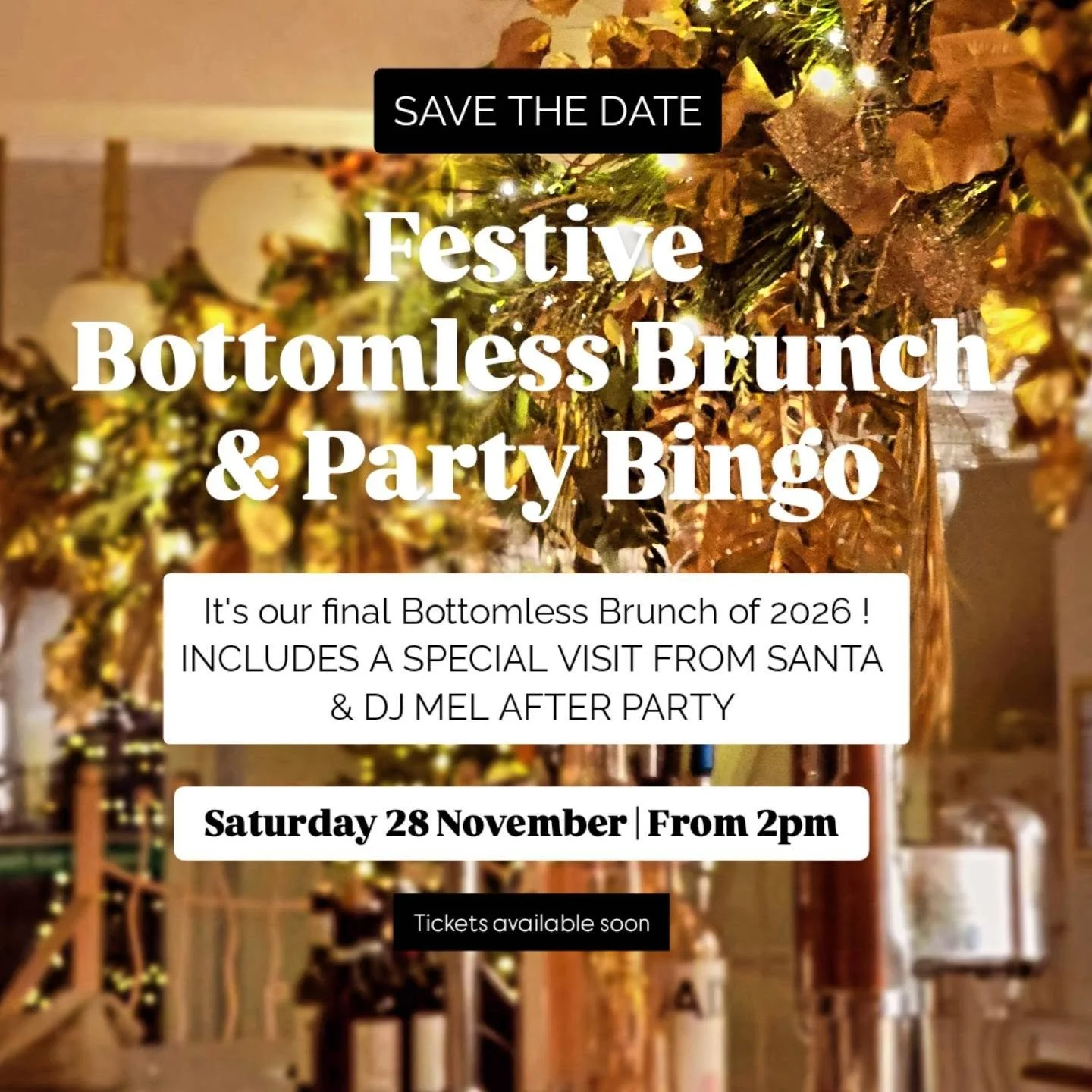 🎄🥂 IT'S OUR FINAL BOTTOMLESS BRUNCH OF 2026&hellip; AND WE'RE GOING ALL OUT! ✨

After yesterday's incredible Country Bottomless Brunch, we couldn't resist squeezing in one final celebration before the year is out&hellip;

And this time, we're getti