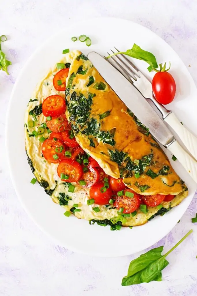Loaded Mediterranean Omelet</span>