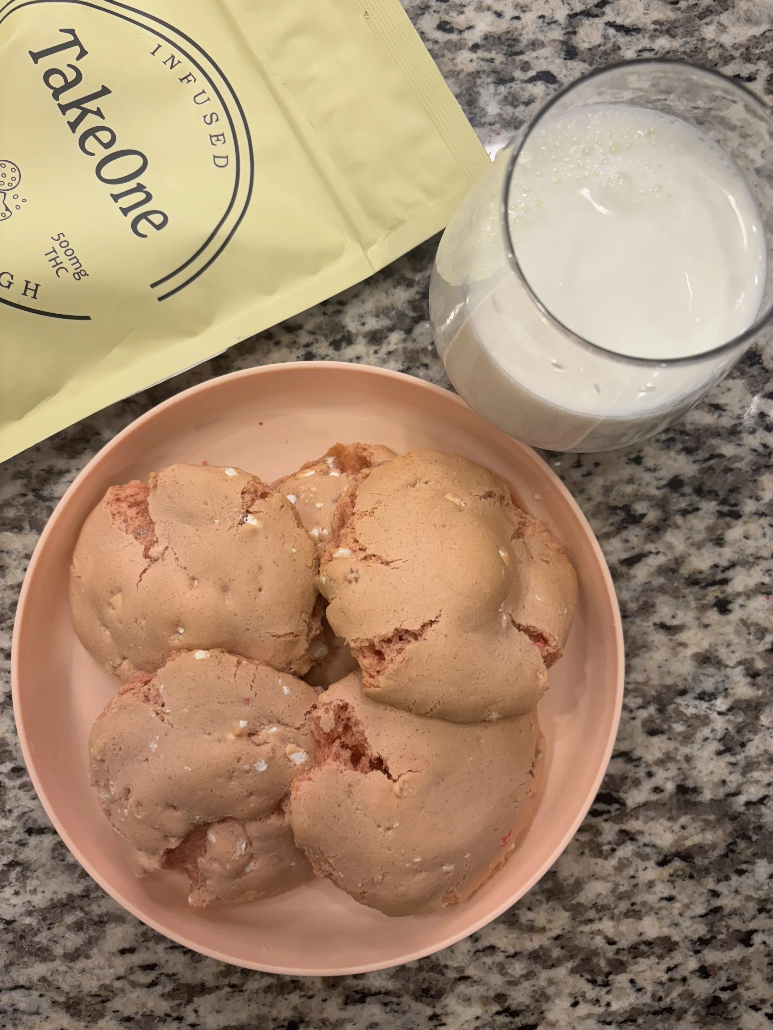 TakeOne Cannabis Infused Strawberry S’mores Cookies