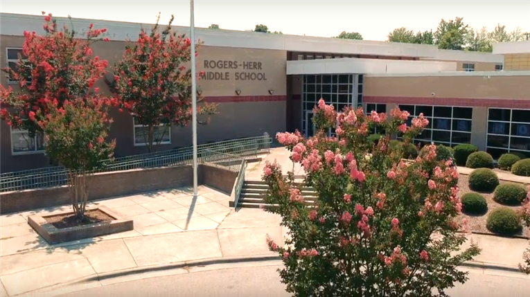 Church Workday at Rogers-Herr Middle School