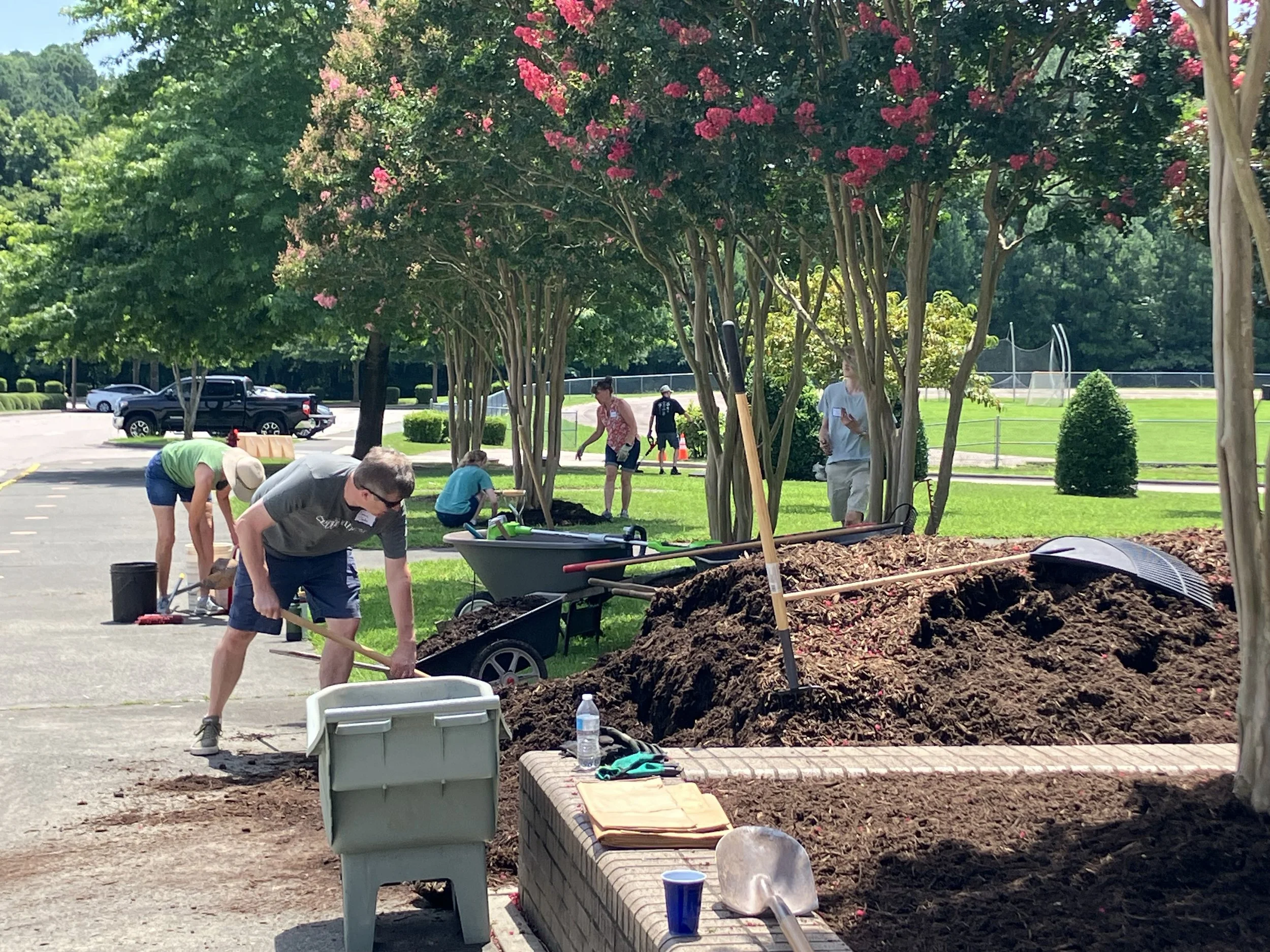 Church Workday at Rogers-Herr Middle School