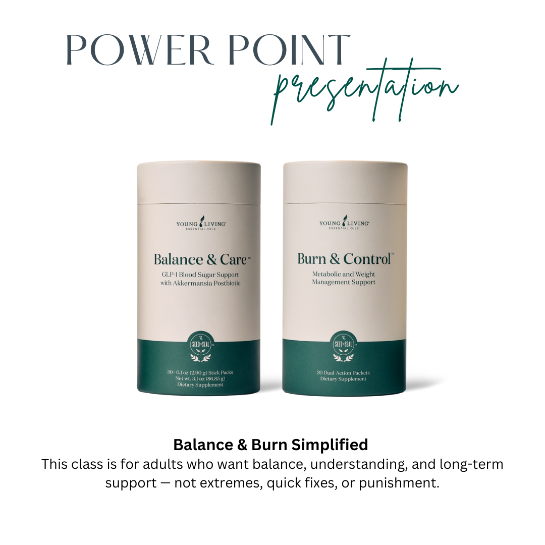 Balance & Burn Simplified Power Point