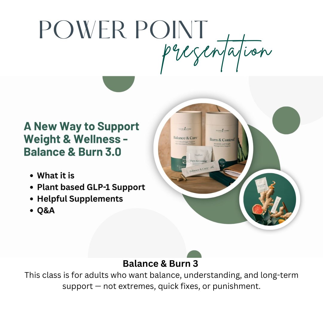 Balance & Burn 3.0 Power Point