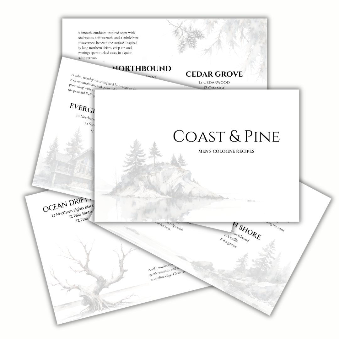 Coast & Pine Cologne Book