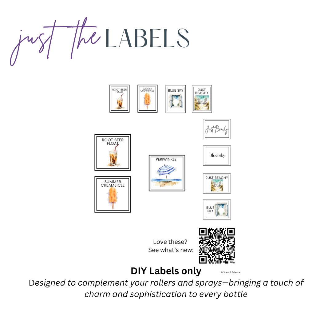 August DIY Labels
