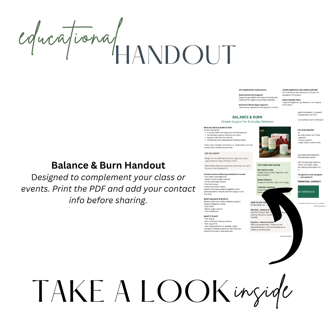 Balance & Burn Handout