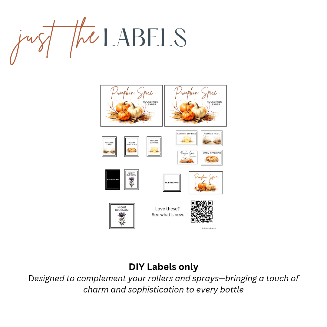 October DIY Labels