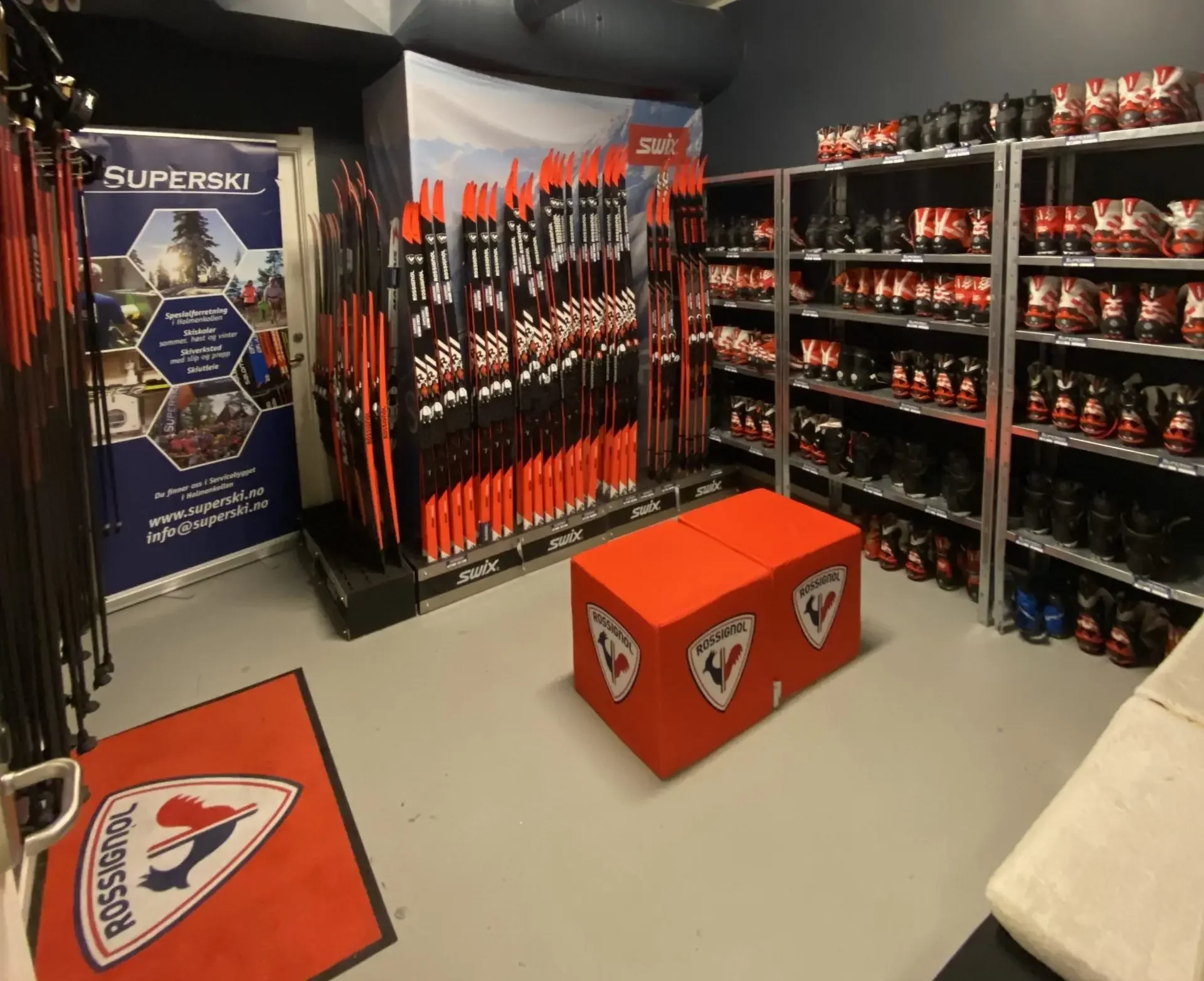 Ski rental on the site