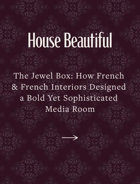 The Jewel Box: How French & French Interiors Designed a Bold Yet Sophisticated Media Room
