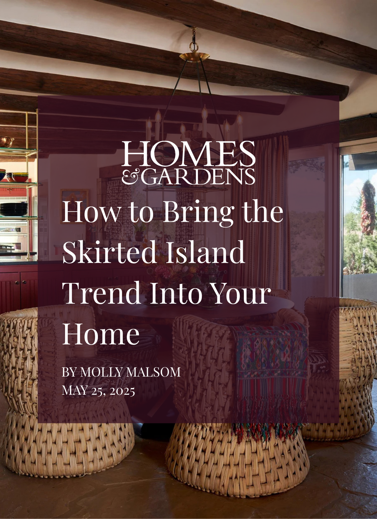 How to Bring the Skirted Island Trend Into Your Home