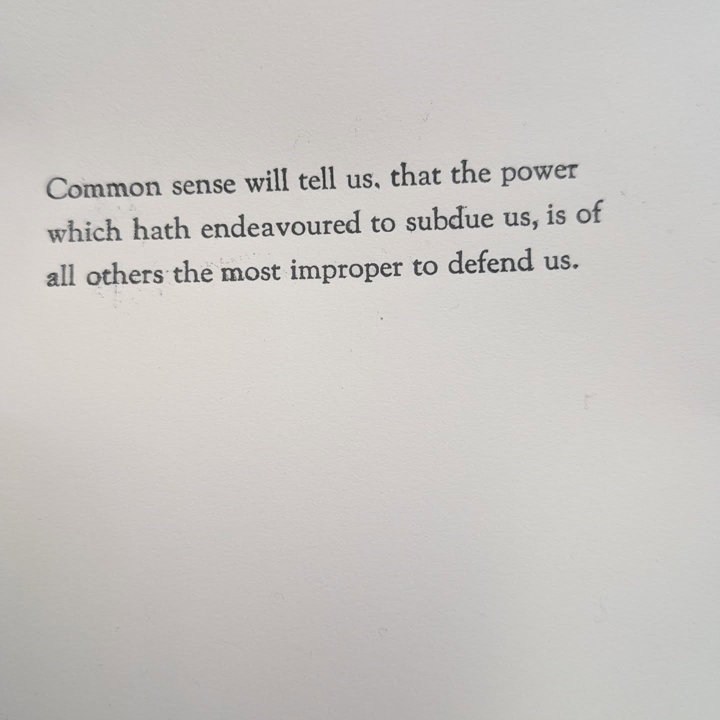 Uh oh 1776 &amp; 2026 aligning again. (Proof from a printing demo at work today, let's print revolutionary words alllllllll year!)