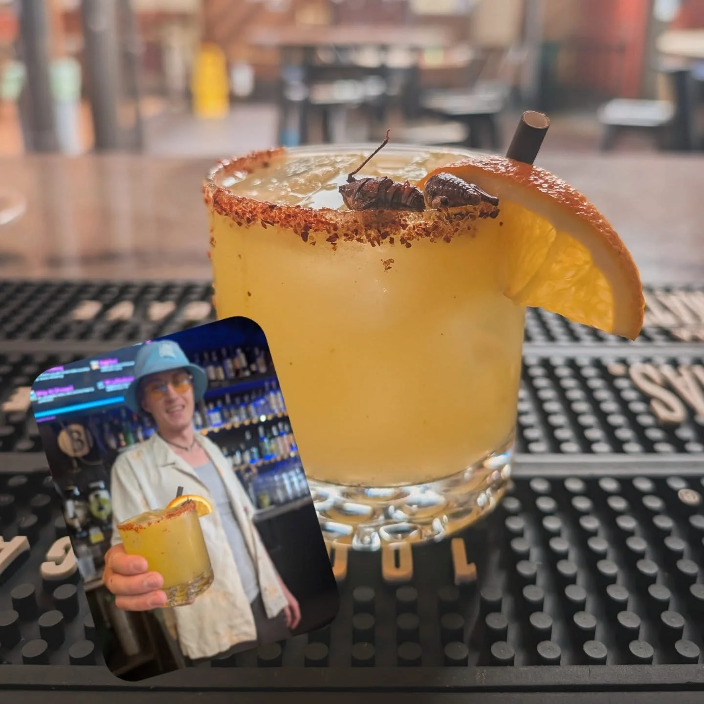 You loved it so we're keeping it! New cocktail special with @huxalmezcal, fresh OJ, lime, grapefruit jaritos, and salty crispy crickets to cleanse your palette 🔥🔥🔥 

$10 during happy hour

Come finish off summer with some refreshing mezcal 🤙

#me