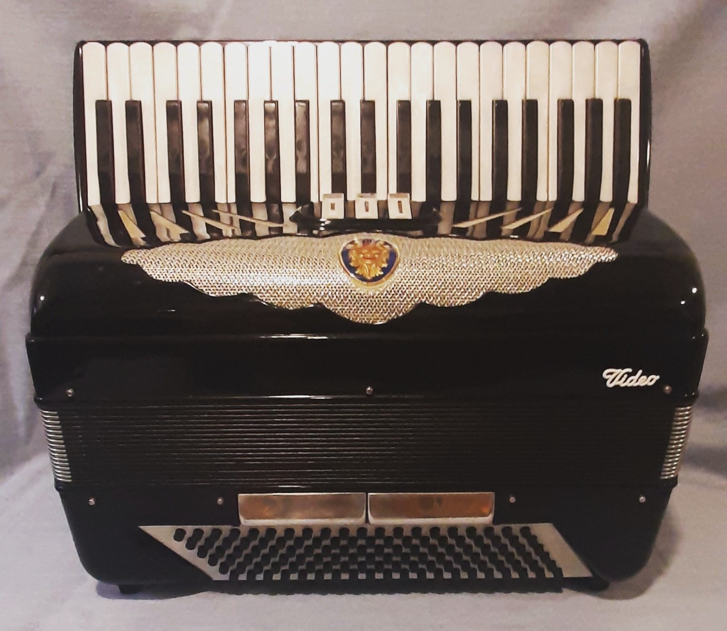 0009 - Video
LM, 2/4 Reeds, 41/120
Treble: 41, 3 register switches
Bass: 120 buttons, 2 register switches
17 3/4&quot; keyboard
18 mm keys
18.6 lbs. 8.5 kg
6 month warranty, straps/case included
Additional pictures/video available upon request
Follow