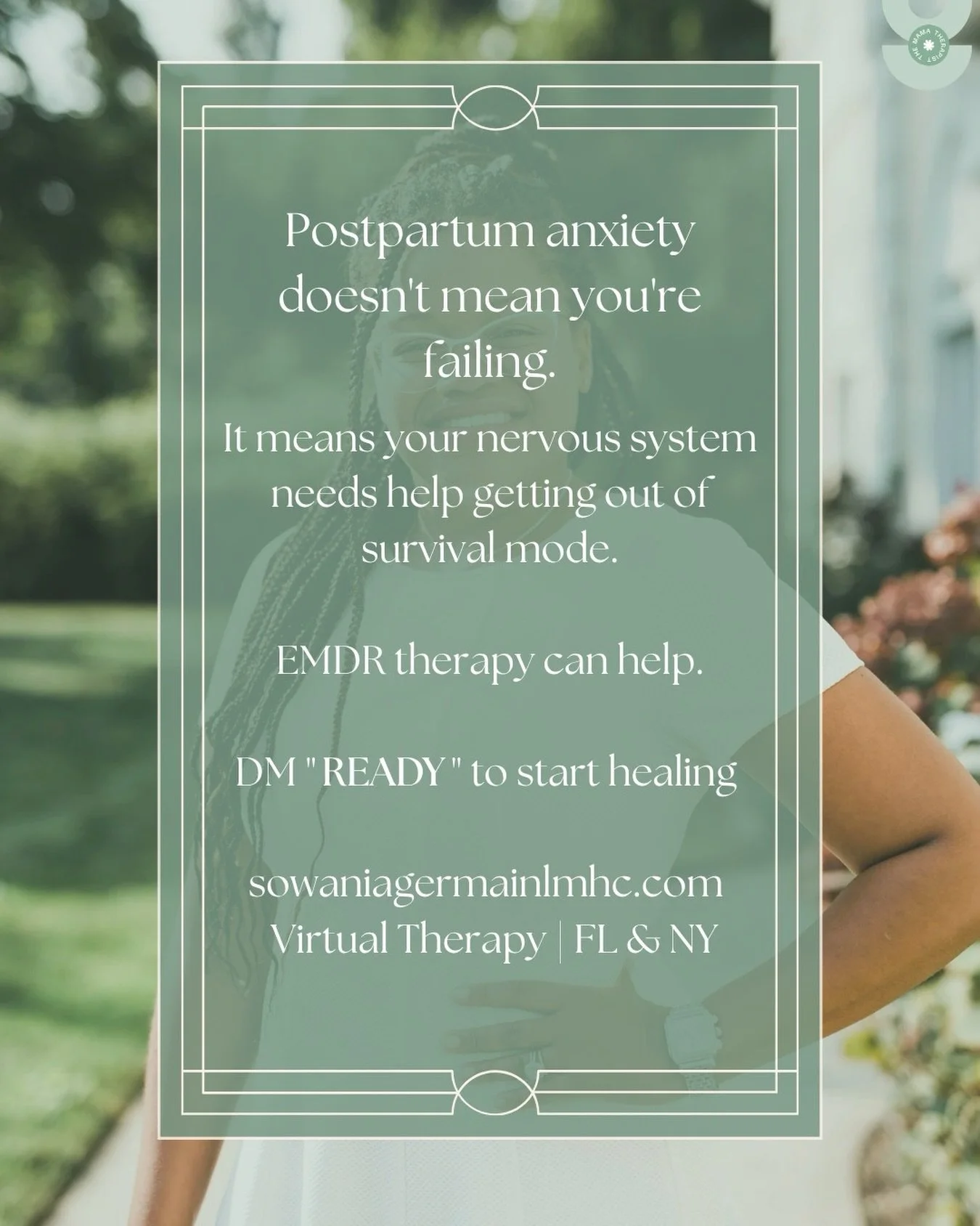 Postpartum anxiety is not failure. 
It is your nervous system asking for help. 💭

The worry. 
The racing thoughts. 
The feeling that you can never fully relax. 💔

That is not the rest of your life. 
That is a nervous system stuck in survival mode.
