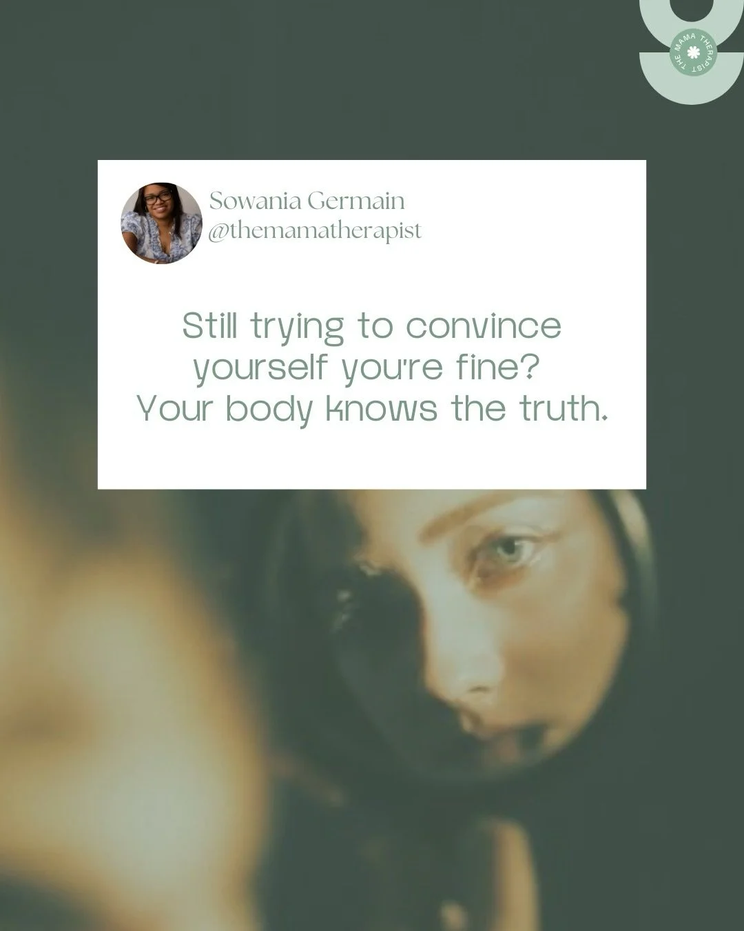 You have been telling yourself you are fine. But your body knows the truth. 💭

The anxiety that will not quit. The exhaustion that sleep does not fix. The overwhelm you cannot explain. 💔

That is not weakness. That is a nervous system asking for he