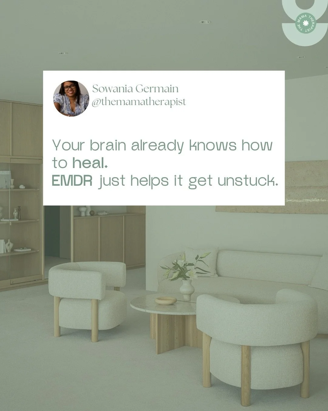 What if talking about your trauma is not actually healing it? 💭

Trauma gets frozen in the brain, stuck with all the fear and emotion from the moment it happened.

That is why you can understand your pain and still feel controlled by it. 🧠

EMDR th
