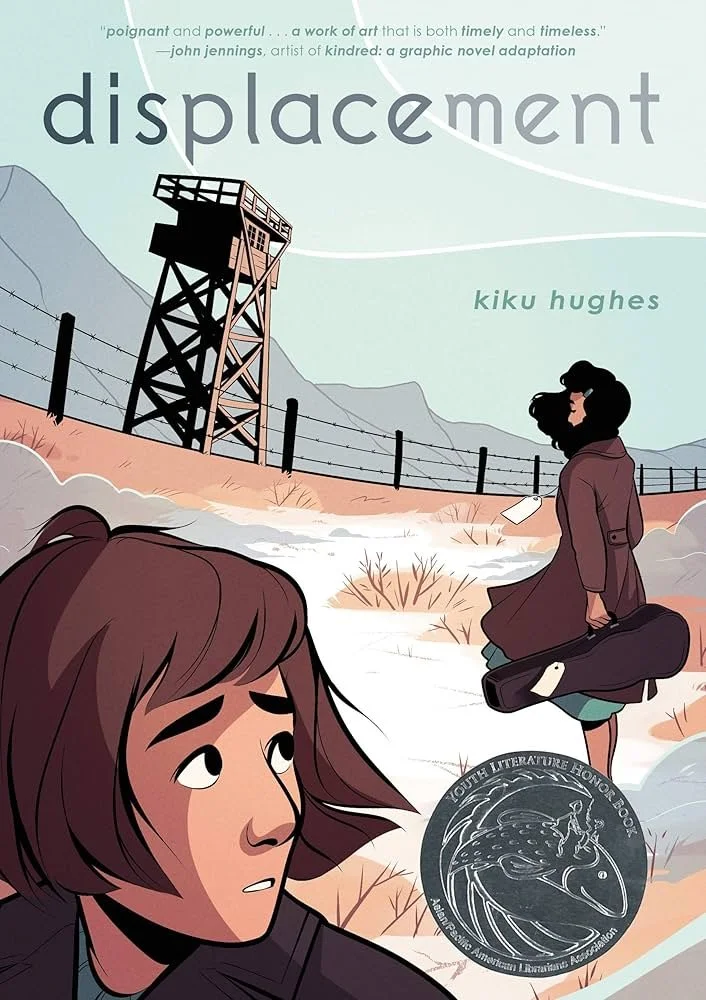 Graphic Novel Cover "Displacement" by Kiku Hughes