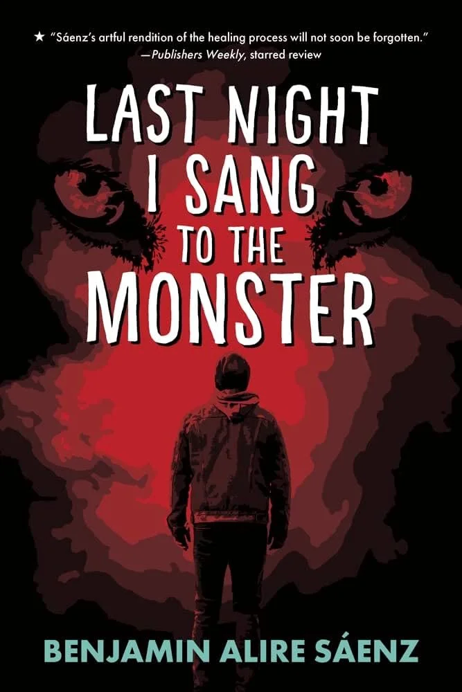 Book Cover "Last Night I Sang to the Monster" by Benjamin Alire Saenz
