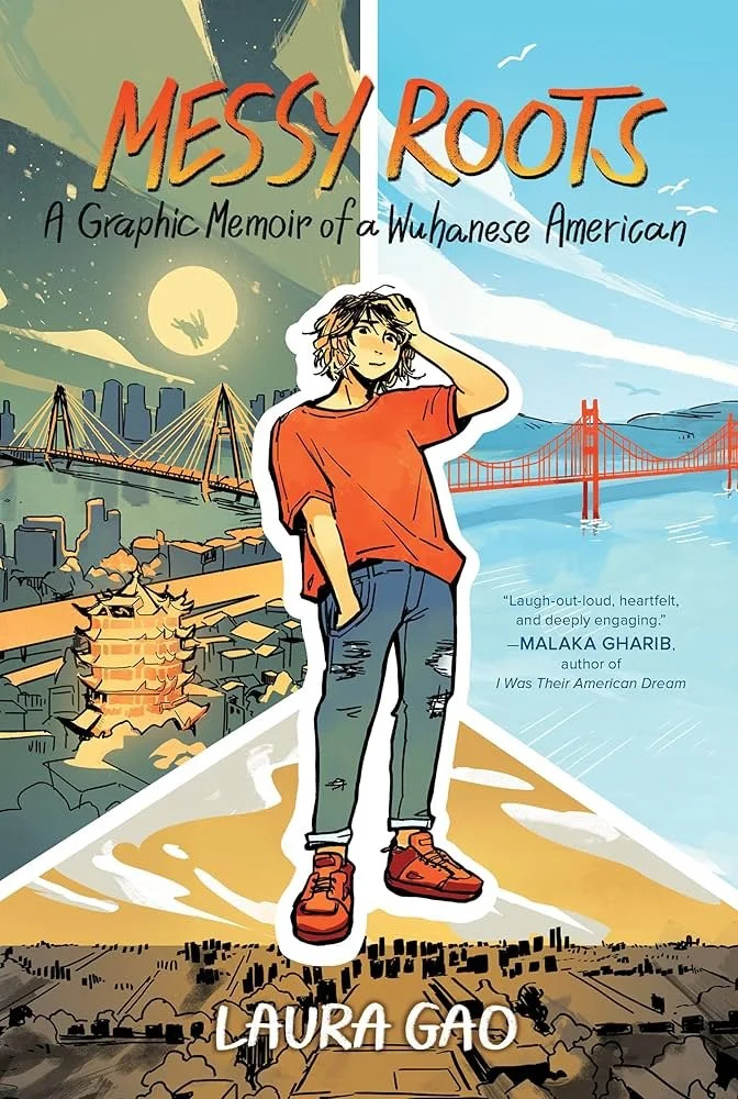 Graphic Novel Book Cover "Messy Roots" by Laura Gao