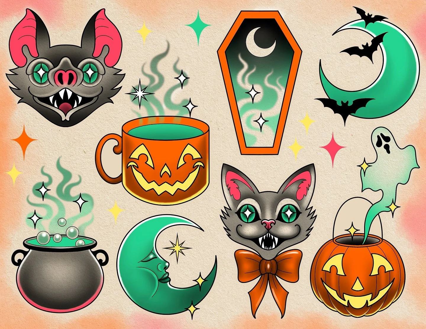 🍁 Fall Flash Sheet Reveal 🎃
Join us at @junipertattooco on Saturday, October 18th from 10:00 to 6:00 for a one-day-only flash event!

Stay tuned for more designs from @maisentattoo 🧡

🍂Saturday October 18th
👻10:00am to 6:00pm
✨Walk-Ins Only
🐈&z