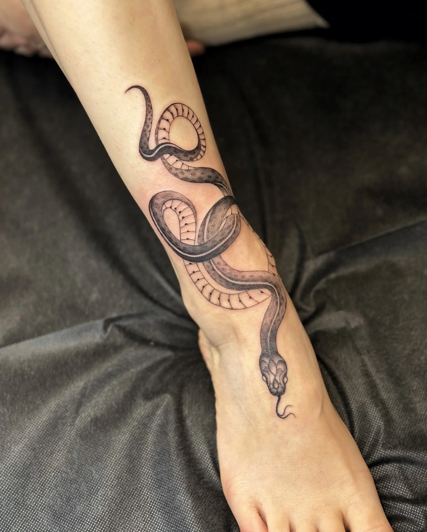 Snakes are always a favorite! So happy with the placement and flow of this one.