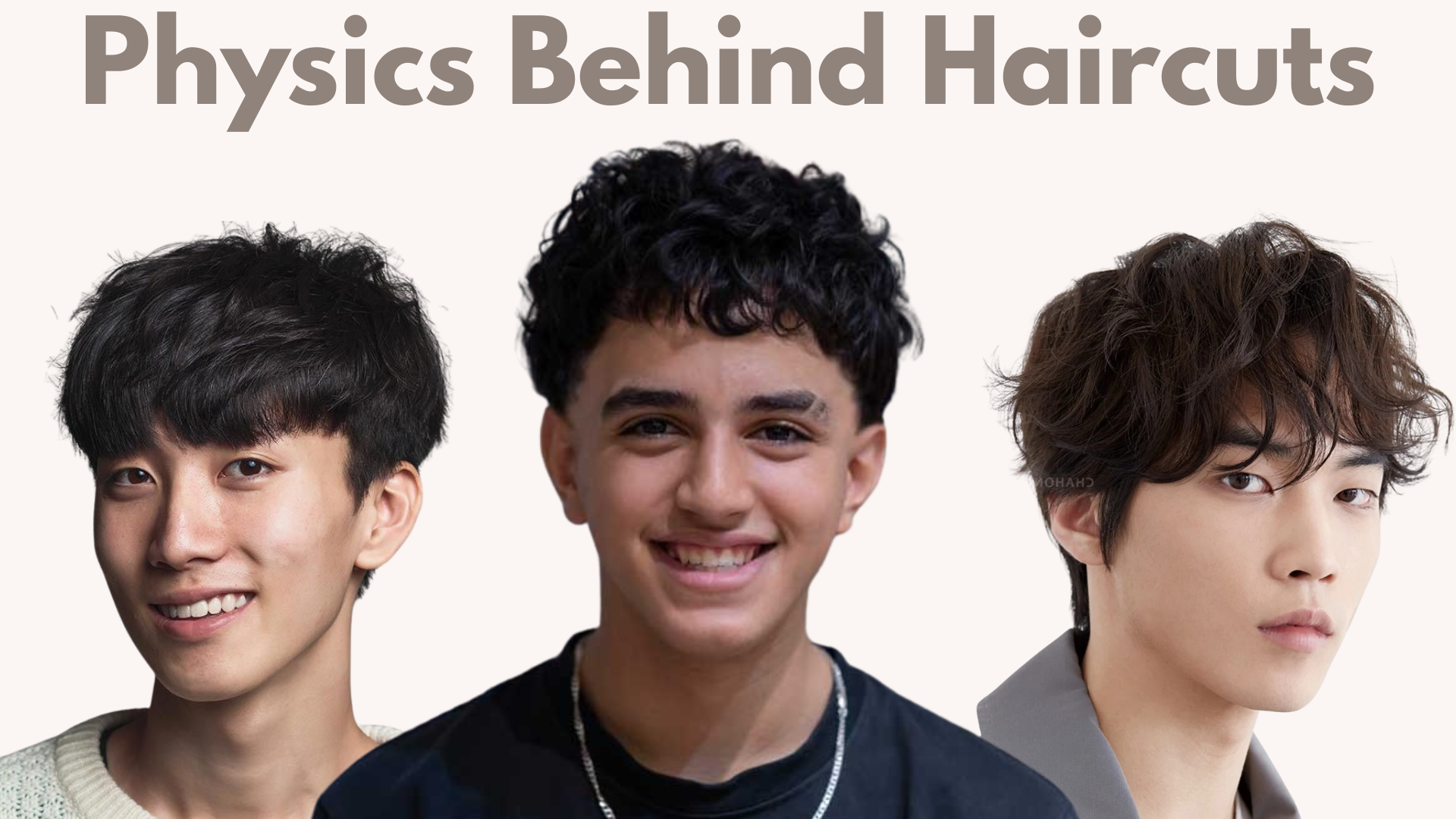 Physics Behind Precise Asian Haircuts: How Barbers Style Straight and Thick Hair?