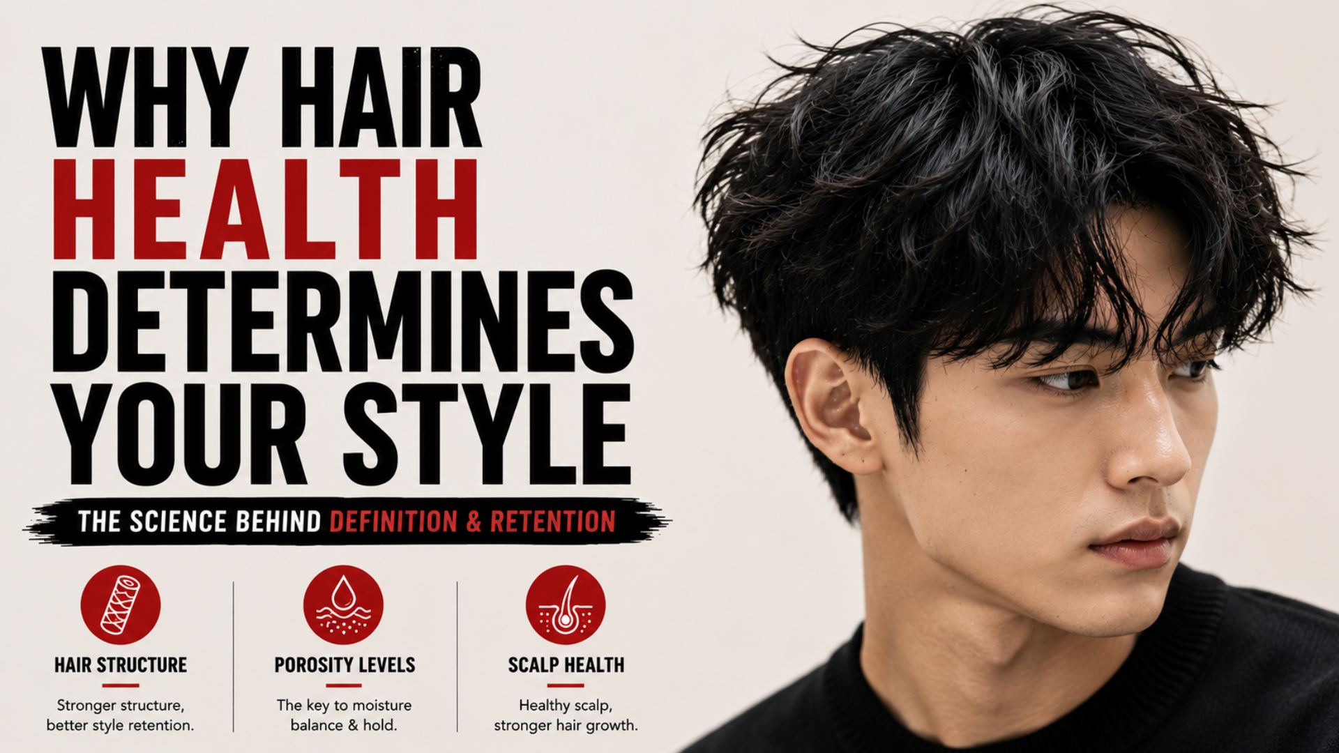 Role of Hair Structure, Porosity, and Scalp Health in Determining Style Definition and Retention
