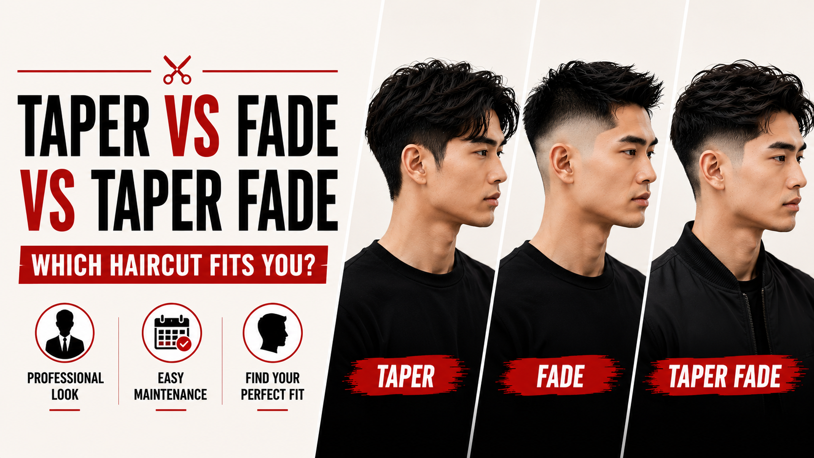 Taper vs Fade vs Taper Fade: Which Haircut Actually Fits Your Style and Lifestyle?