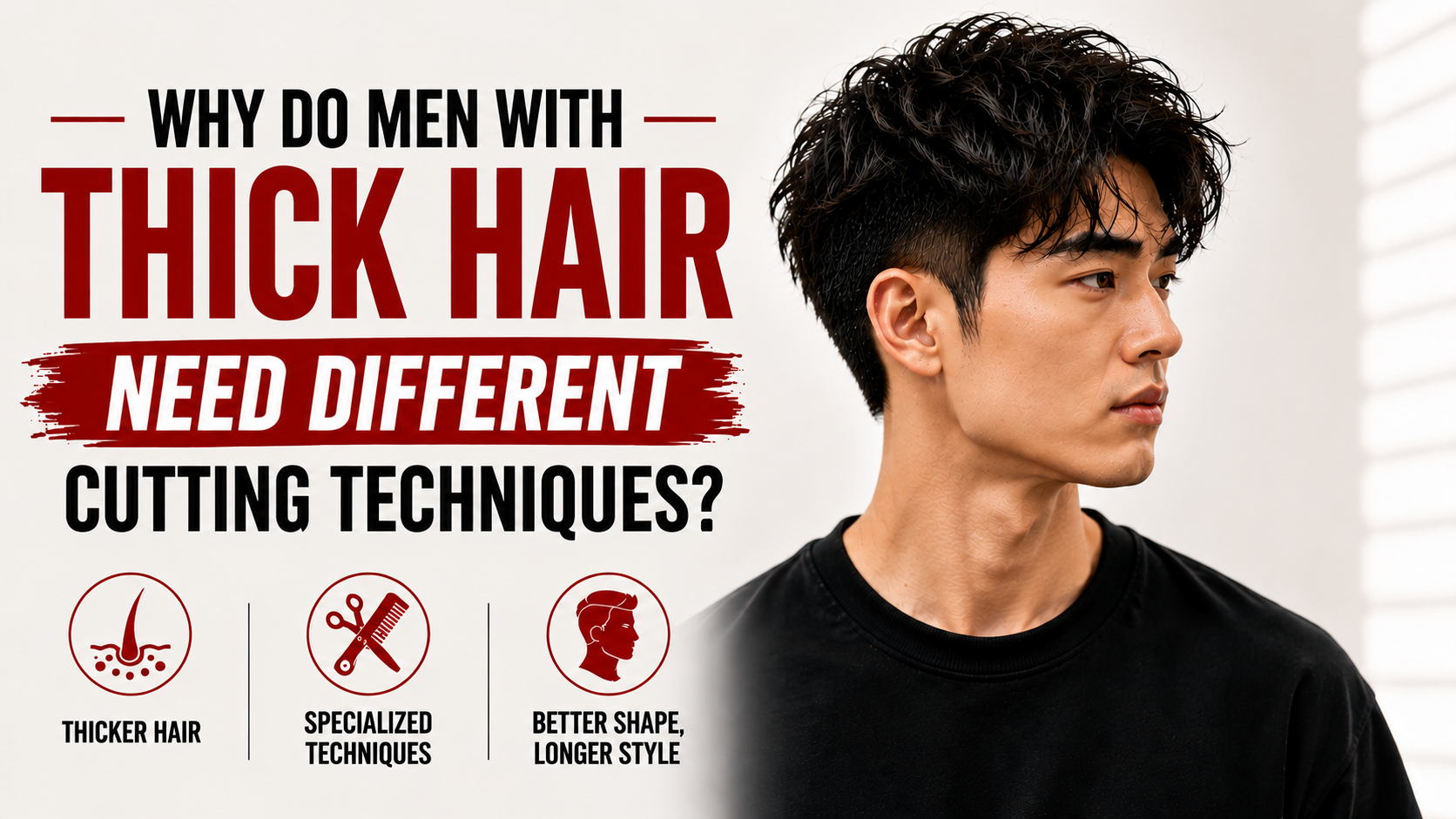 Why Do Men With Thick Hair Need Different Cutting Techniques?