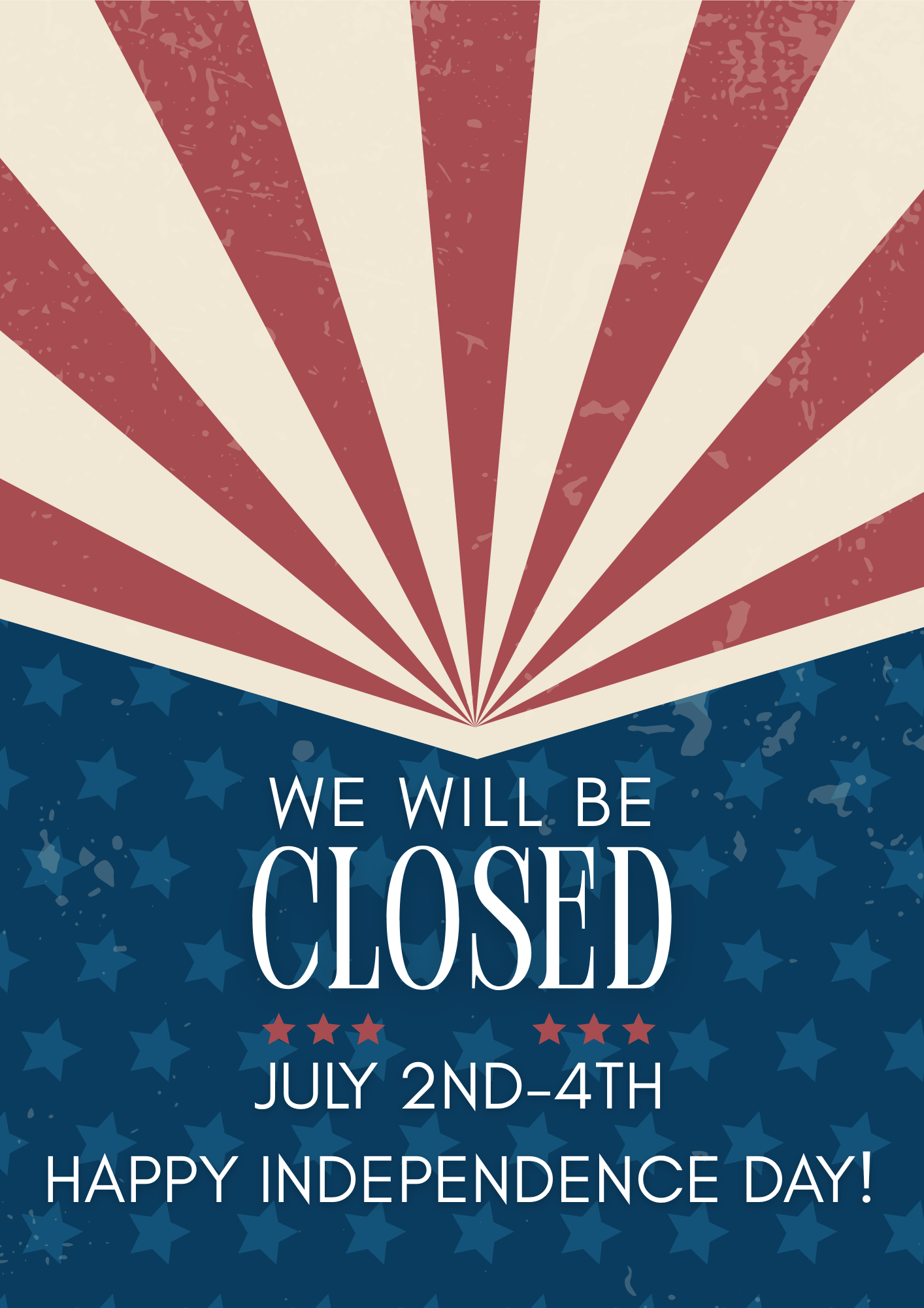 CLOSED (Independence Day)