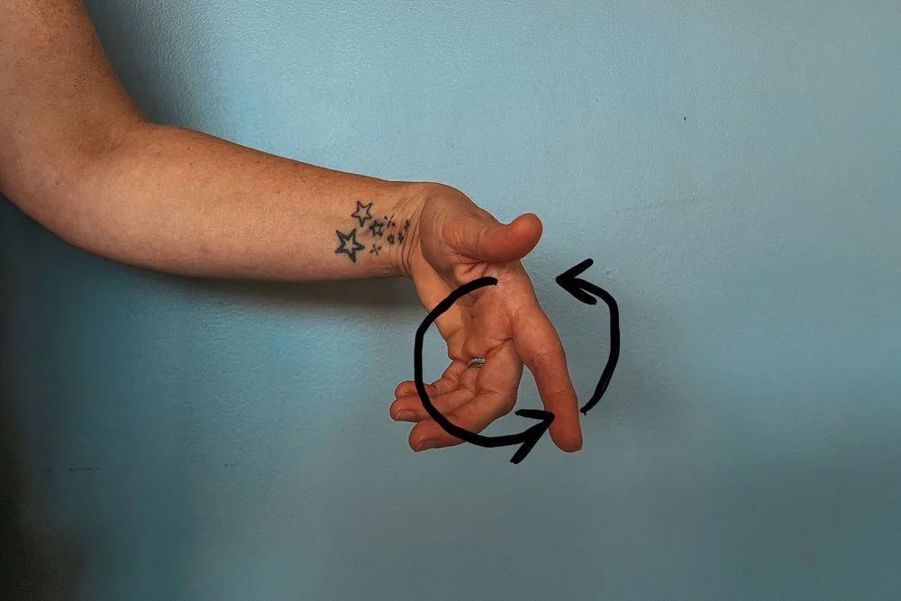 Repeat hand signal