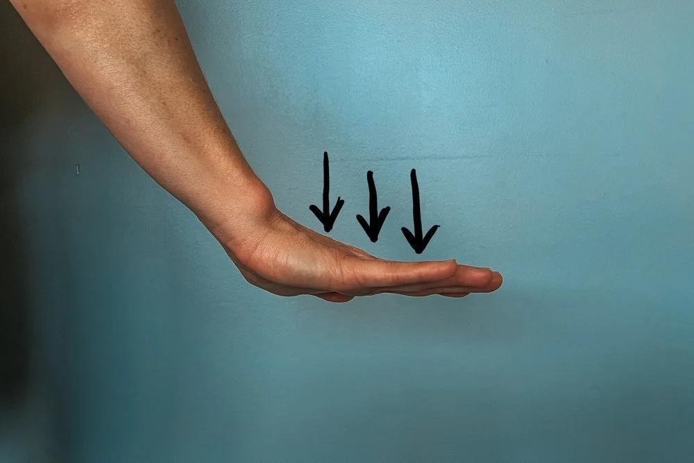 Bring It Down hand signal