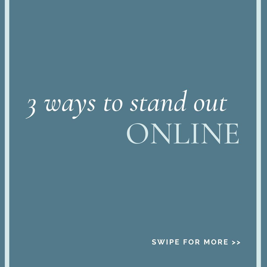 Unleash your online presence! Ready to make waves in the digital world? These three powerful moves will help you show up &amp; stand out:

1️⃣ Masterful Copywriting. 
2️⃣ Video Brilliance.
3️⃣ Authenticity &amp; Opinion.

Browse these tips in the pos