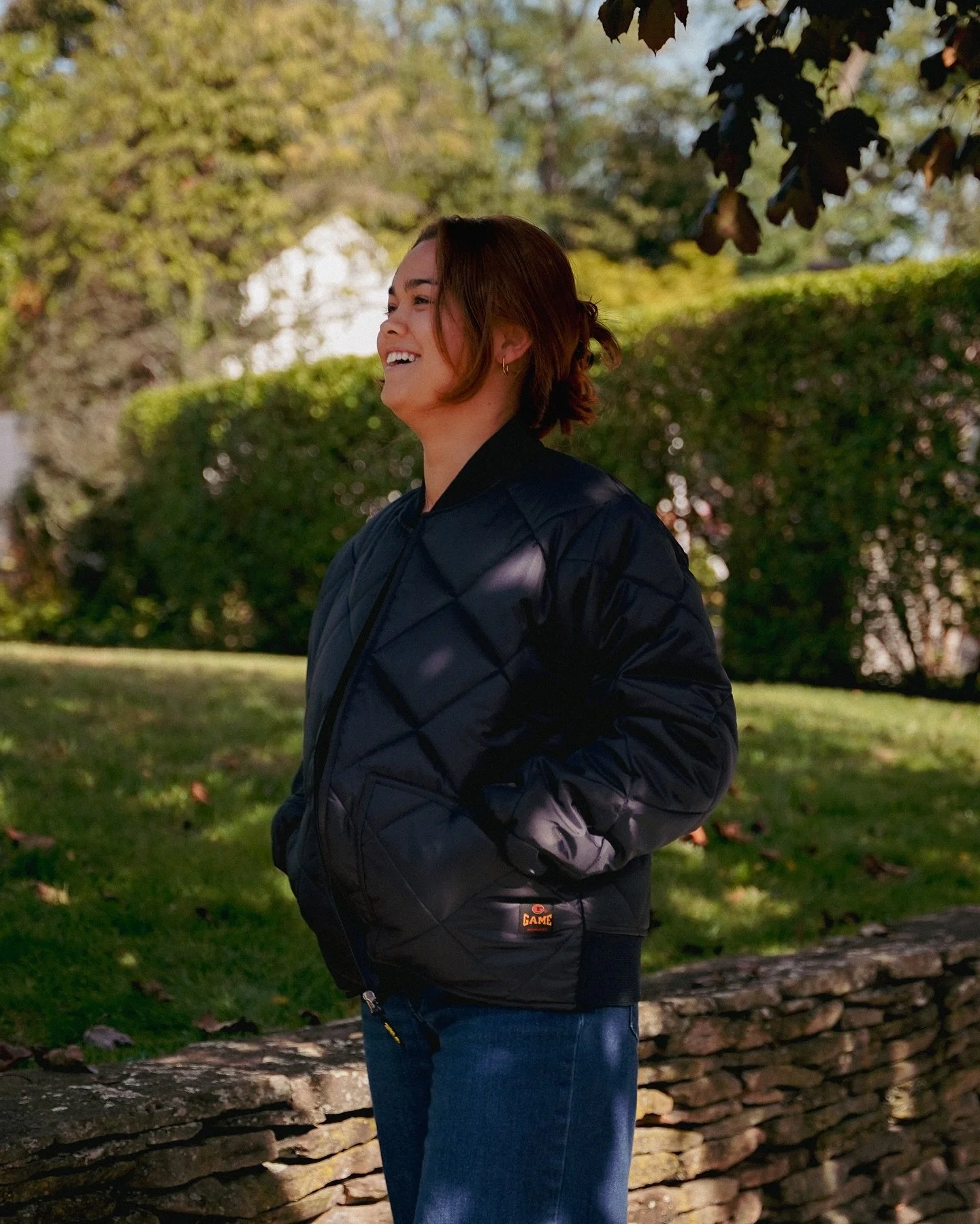 A girl&rsquo;s best friend 👏
The Ladies Fit Bravest Jacket, made to go wherever she does.

#GAMEApparel #AmericanMade #CustomWorkwear