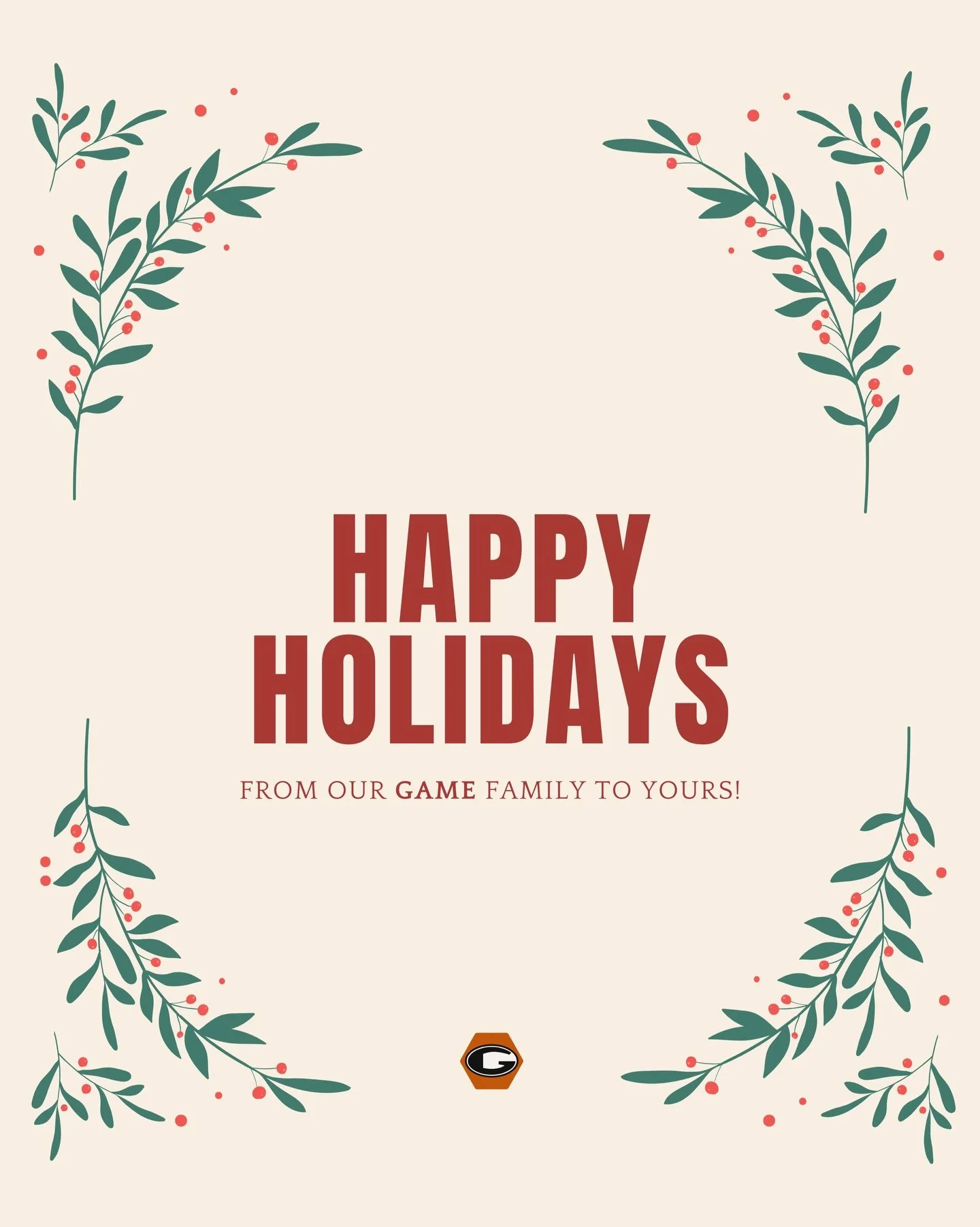 Wishing you a happy holiday season from the GAME Apparel family! Wishing you a season filled with warmth, joy and good company.🎄
