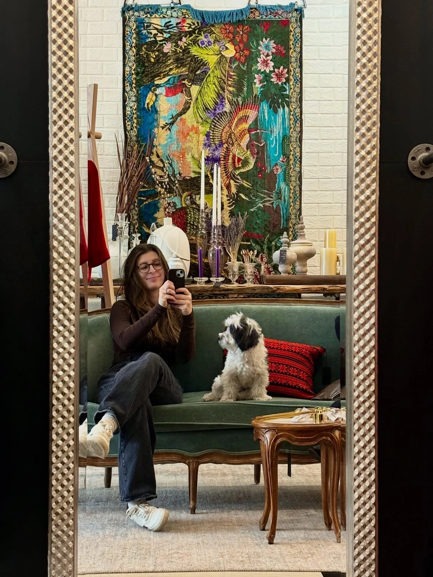 Come shop! Come sit! Come see Dean! (literally whatever gets you to come in 😉)