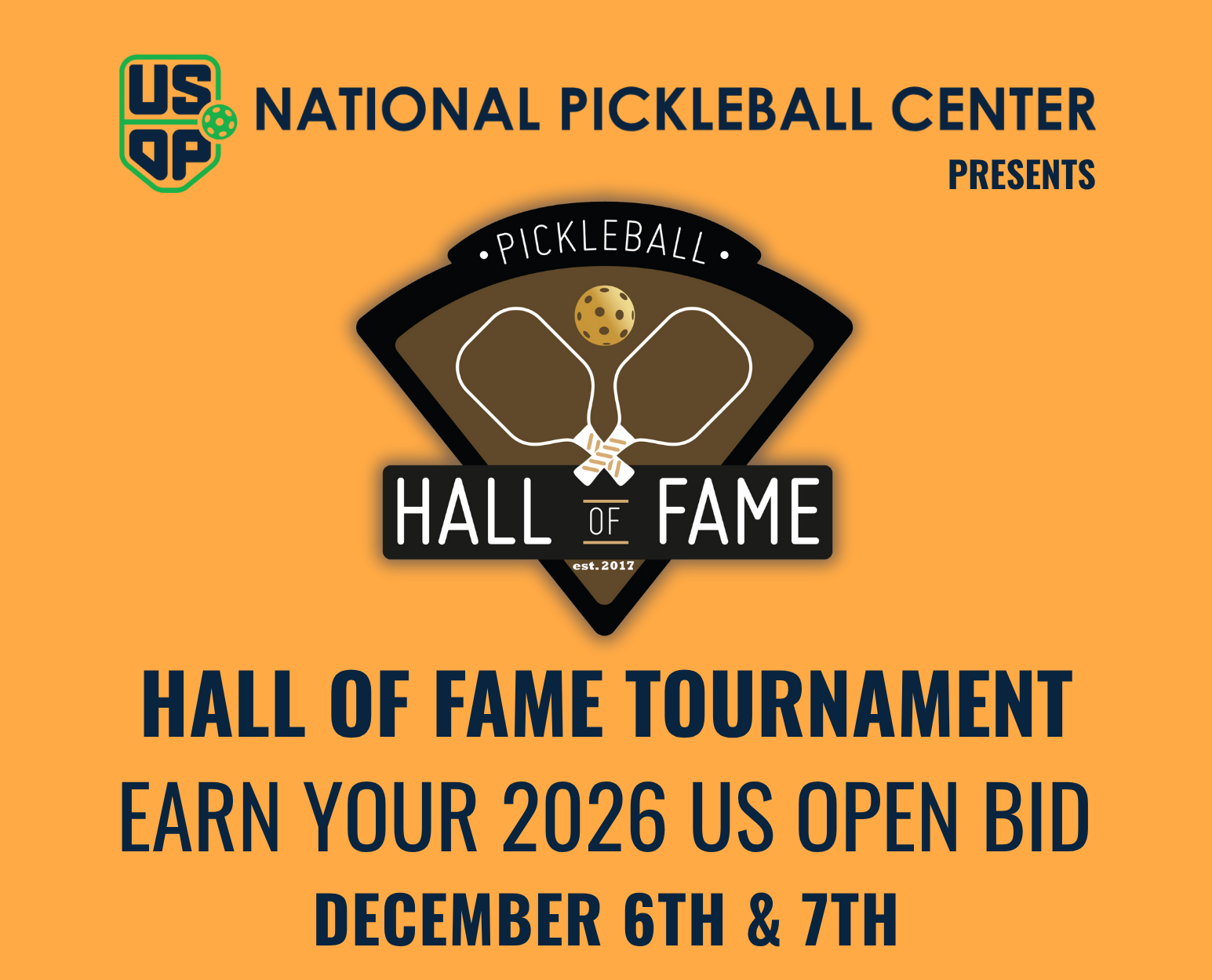 Pickleball Hall Of Fame Tournament 2025