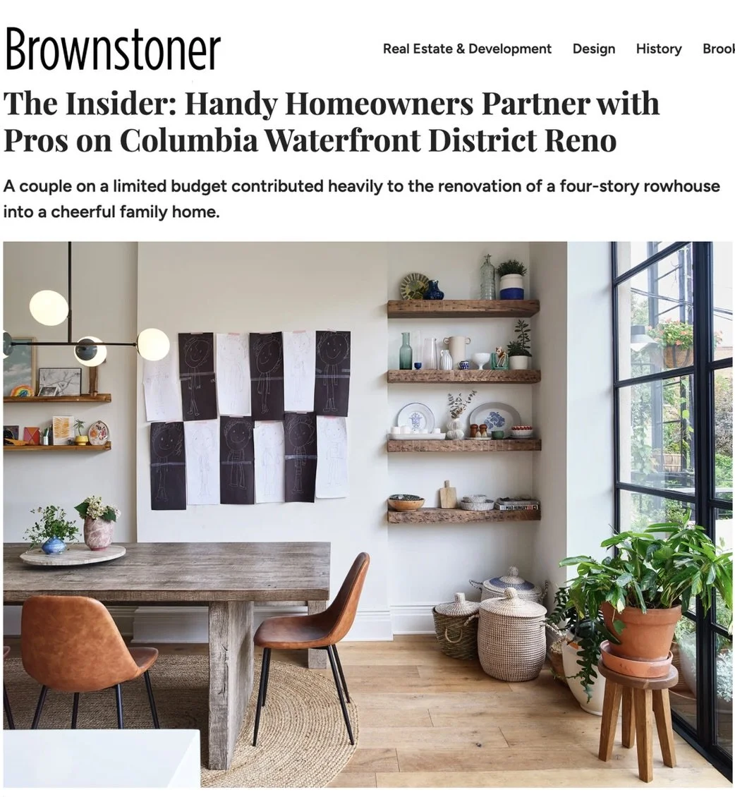 We are pleased to have another project featured on @brownstoner - The Insider! Check out link in bio. 

Photos - @carbone 
Article - @caramia447 

#brooklyn #townhouse #renovation #architechture #interiors
